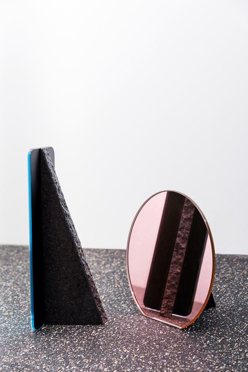 pulpo Прямоугольное настольное зеркало из цветного стекла sun-id-1415647 - Вид №2