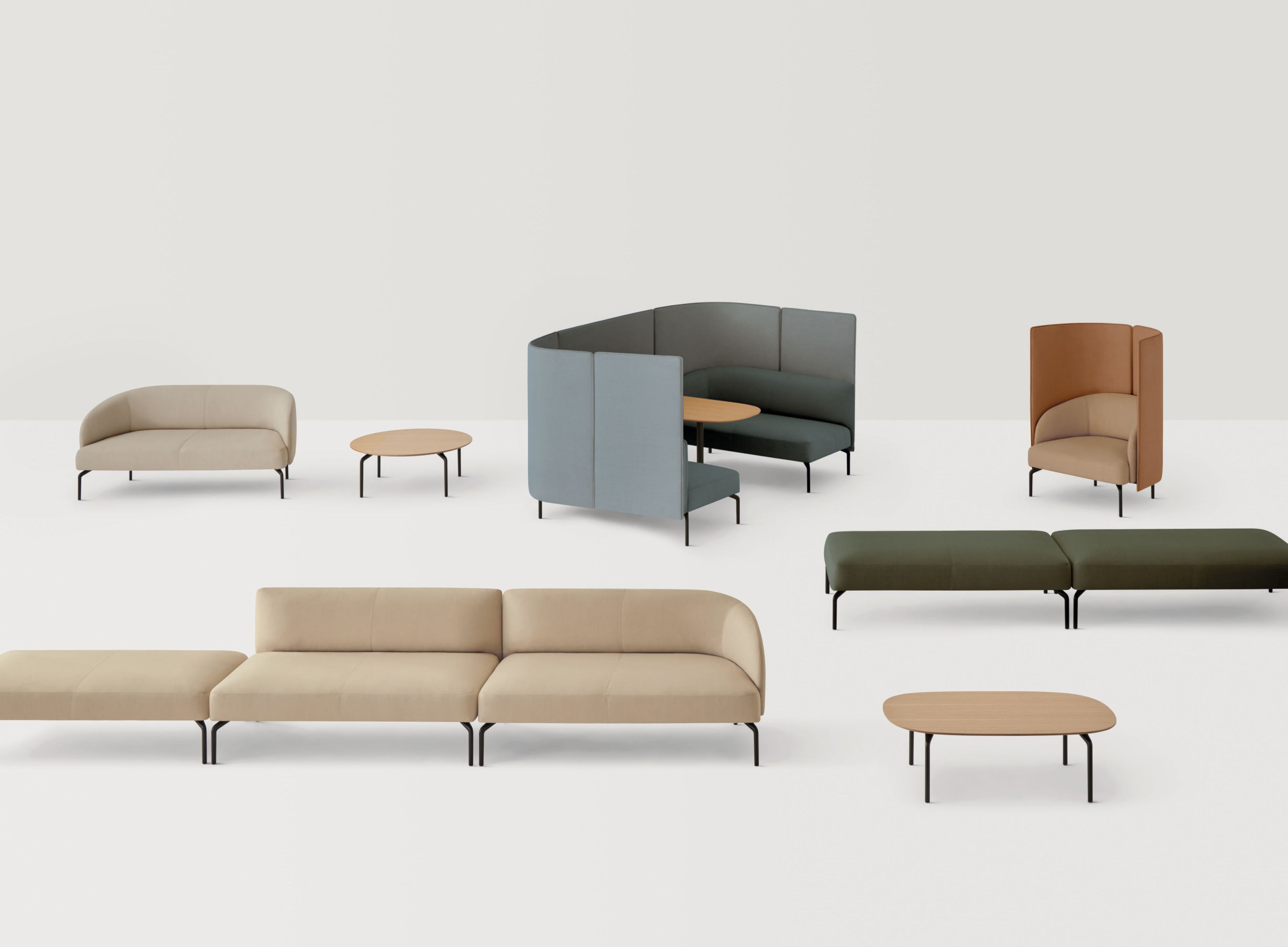 Деревянный низкий овальный журнальный столик INCLASS Kern ARCH-00068083 - Вид №2