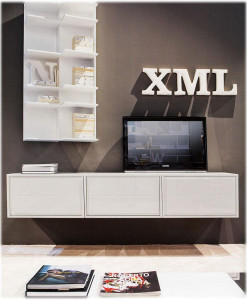 Тумба под TV KREA PACINI CAPPELLINI composizione 2  01