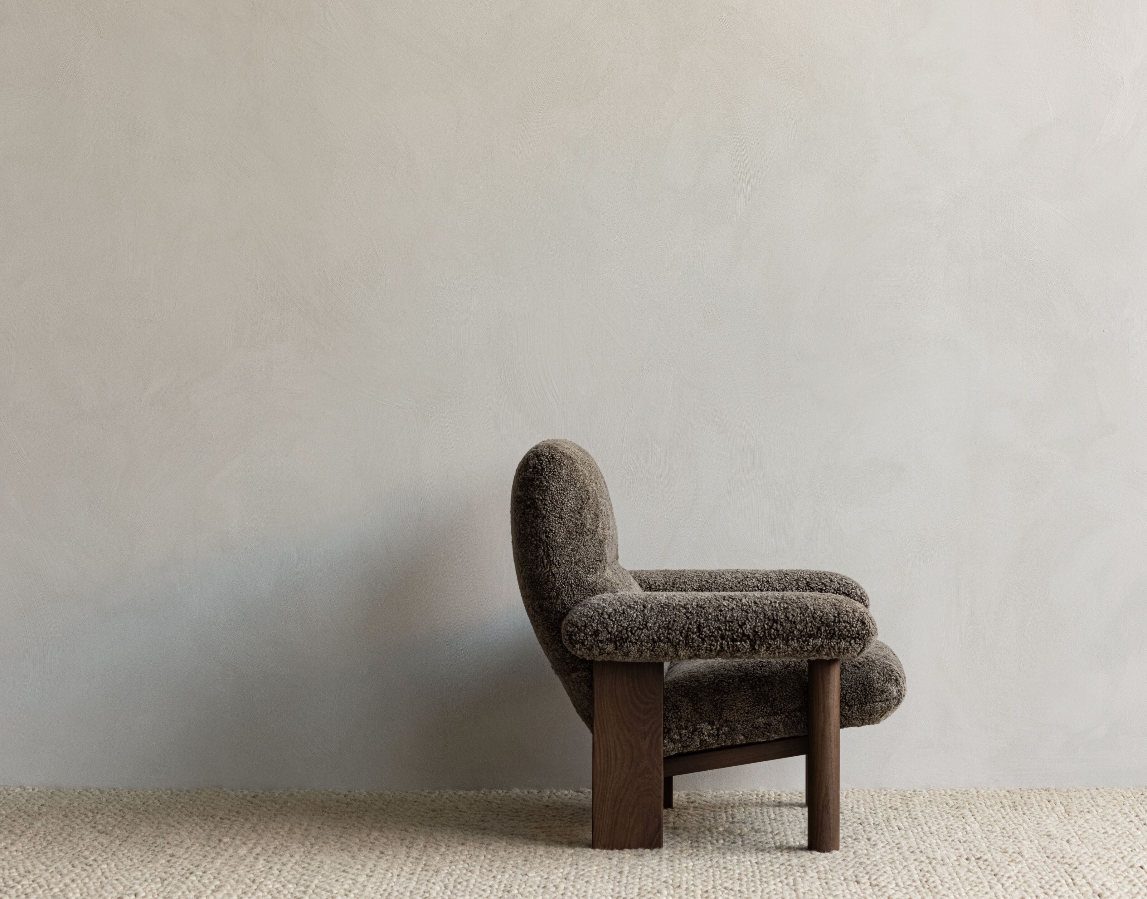 Кресло из овечьей шерсти с подлокотниками Audo Copenhagen Бразилиа ARCH-00127907 - Вид №8