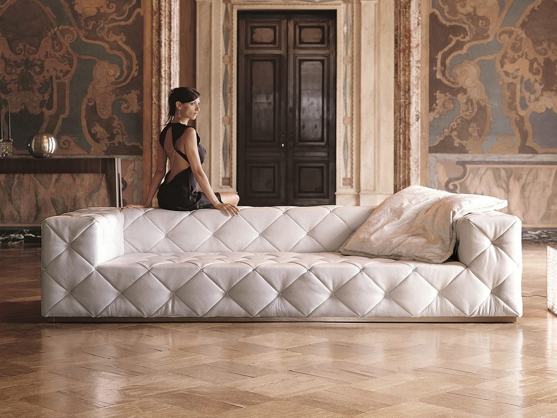 Кожаный диван capitonné Longhi Loveluxe ARCH-00066266