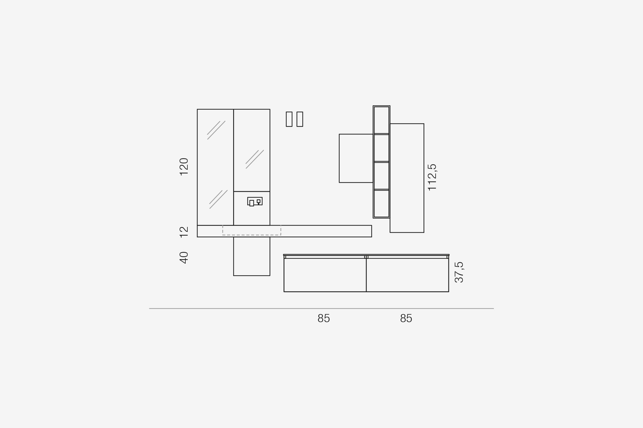 Комплект мебели 15 Arcom La fenice STARC237 - Вид №2