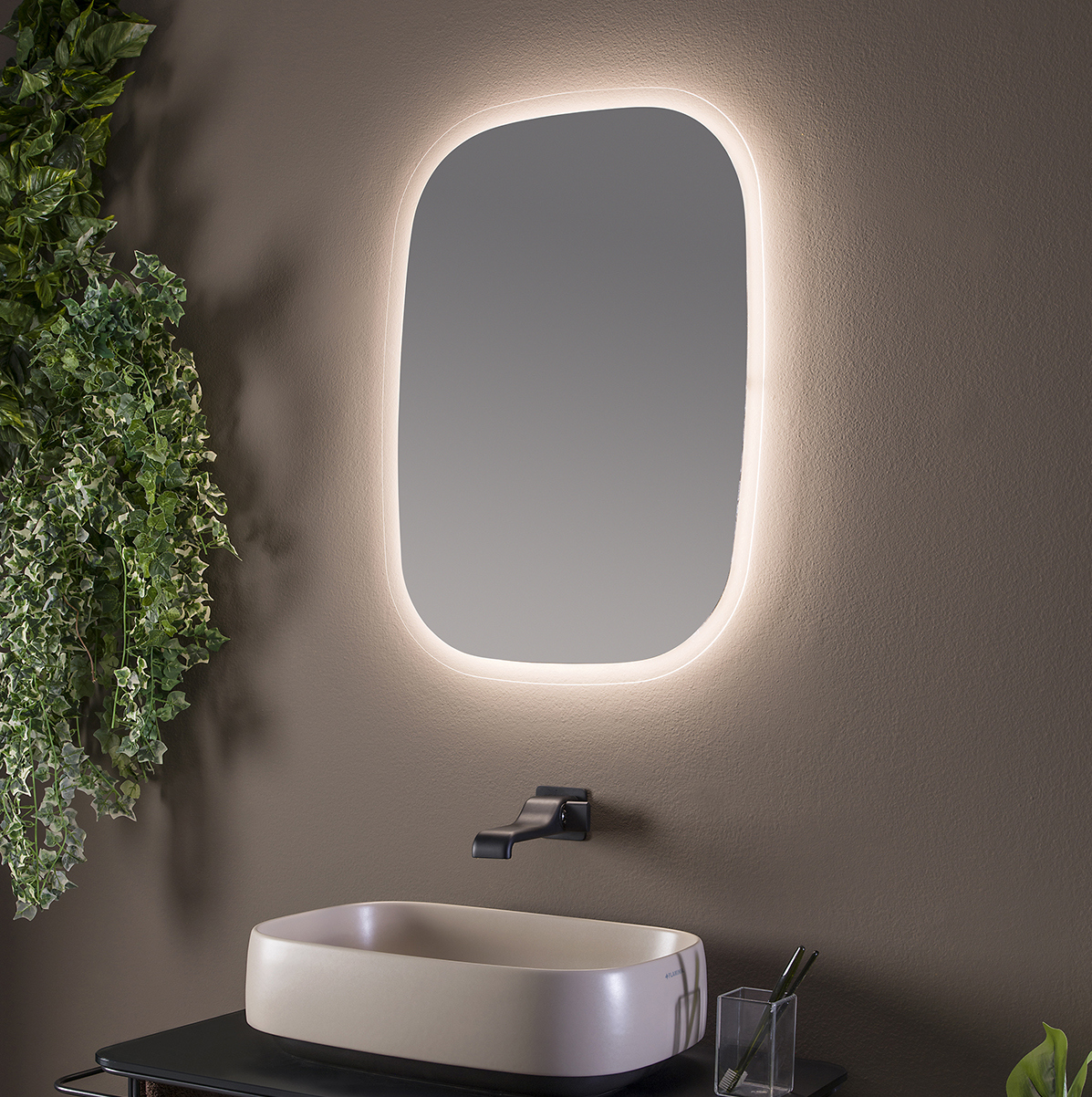 Flaminia FLAG Зеркало в прозрачной раме с подсветкой FG52SPE.G Ceramica Flaminia FG52SPEG - Вид №2