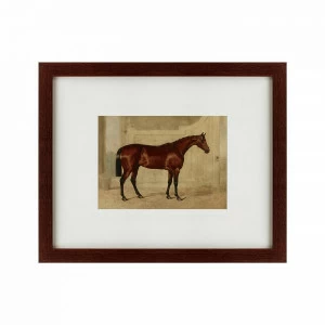 Картина в деревянной раме 52х42 см The riding horse, 1830 КАРТИНЫ В КВАРТИРУ  135569 Бежевый;белый;коричневый;разноцветный