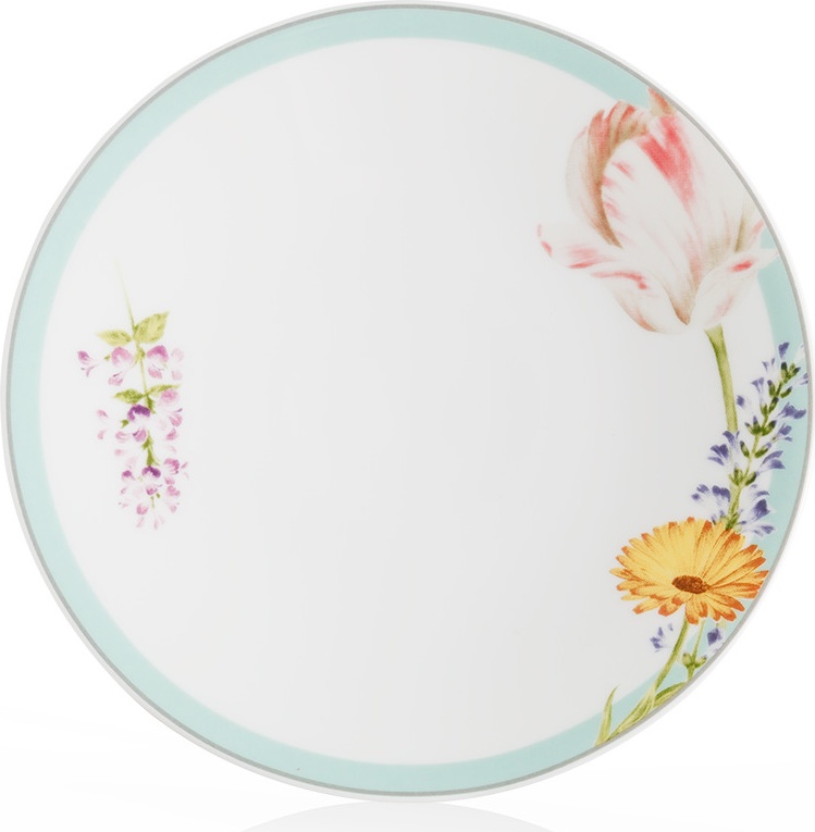 10637906 Noritake Тарелка десертная Noritake "Пикник в саду" 17см Фарфор 