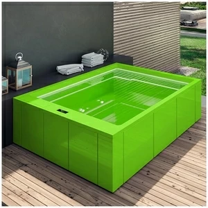 Бассейн Gruppo Treesse Muse Plus-V212I-S прямоугольный встроенный салатовый