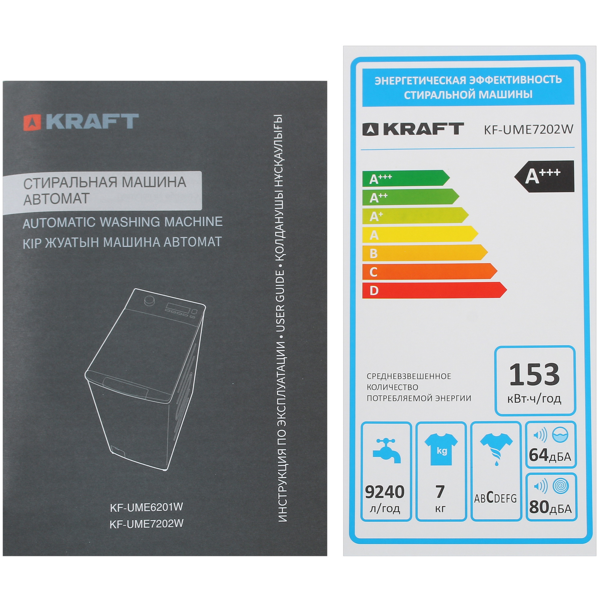 9905431 Стиральная машина KRAFT KF-UME7202W белый STDN-0003679 - Вид №11