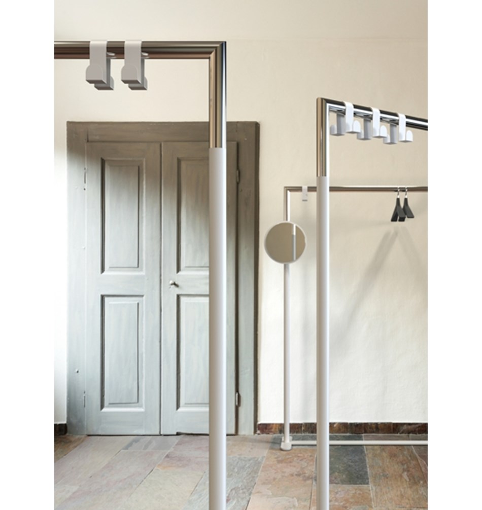 FROST HOOK 6000 f / БУКТО вешалка для одежды » белый Сталь Белый U6000-W  - Вид №3