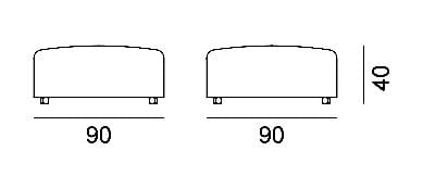 Синтетическое волокно сад пуф