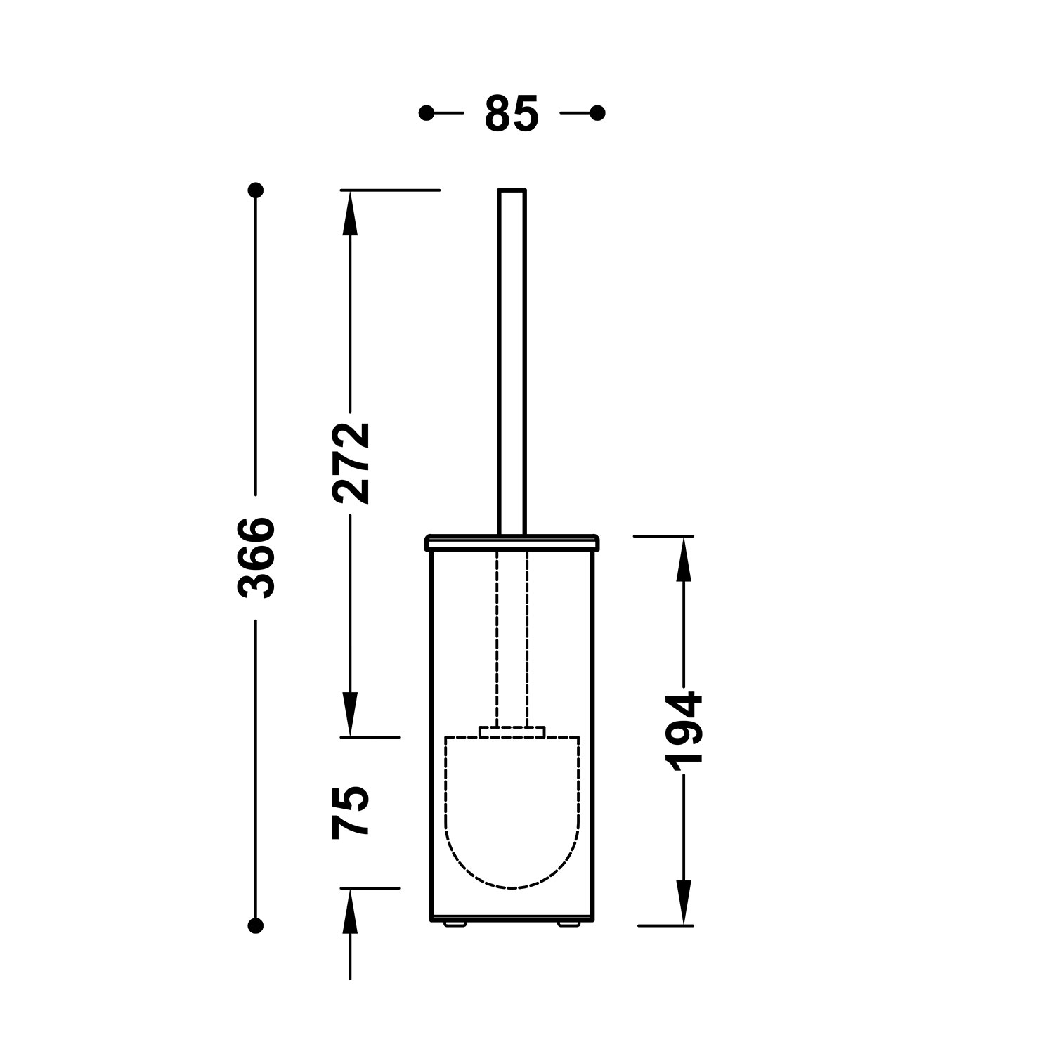 Щетка для пола-10733605OM TRES  - Вид №1