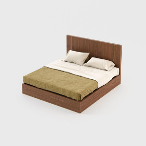 102555 Кровать под матрас 150 x 200 см LasKasas Duane