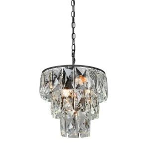 Люстра подвесная черная Vitaluce V5262-1/6+1 VITALUCE ДИЗАЙНЕРСКИЕ 00-3887905 Прозрачный;черный