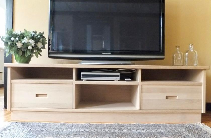 Dyrlund Низкая деревянная тумба под ТВ с ящиками sun-id-1427817 - Вид №4