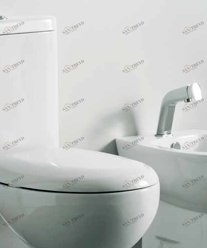 40022 Приставной унитаз напольный Зеленый Althea Ceramica Contract Fly Италия