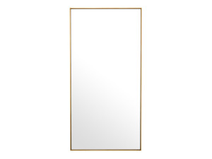 Прямоугольное зеркало с рамой стены