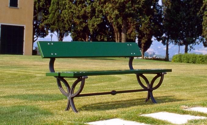 Neri Деревянная скамейка со спинкой Nyssa 2170  - Вид №4