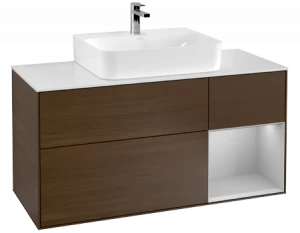 Villeroy&Boch Тумба под раковину Прямоугольная версия F171GJGN Finion Walnut Veneer