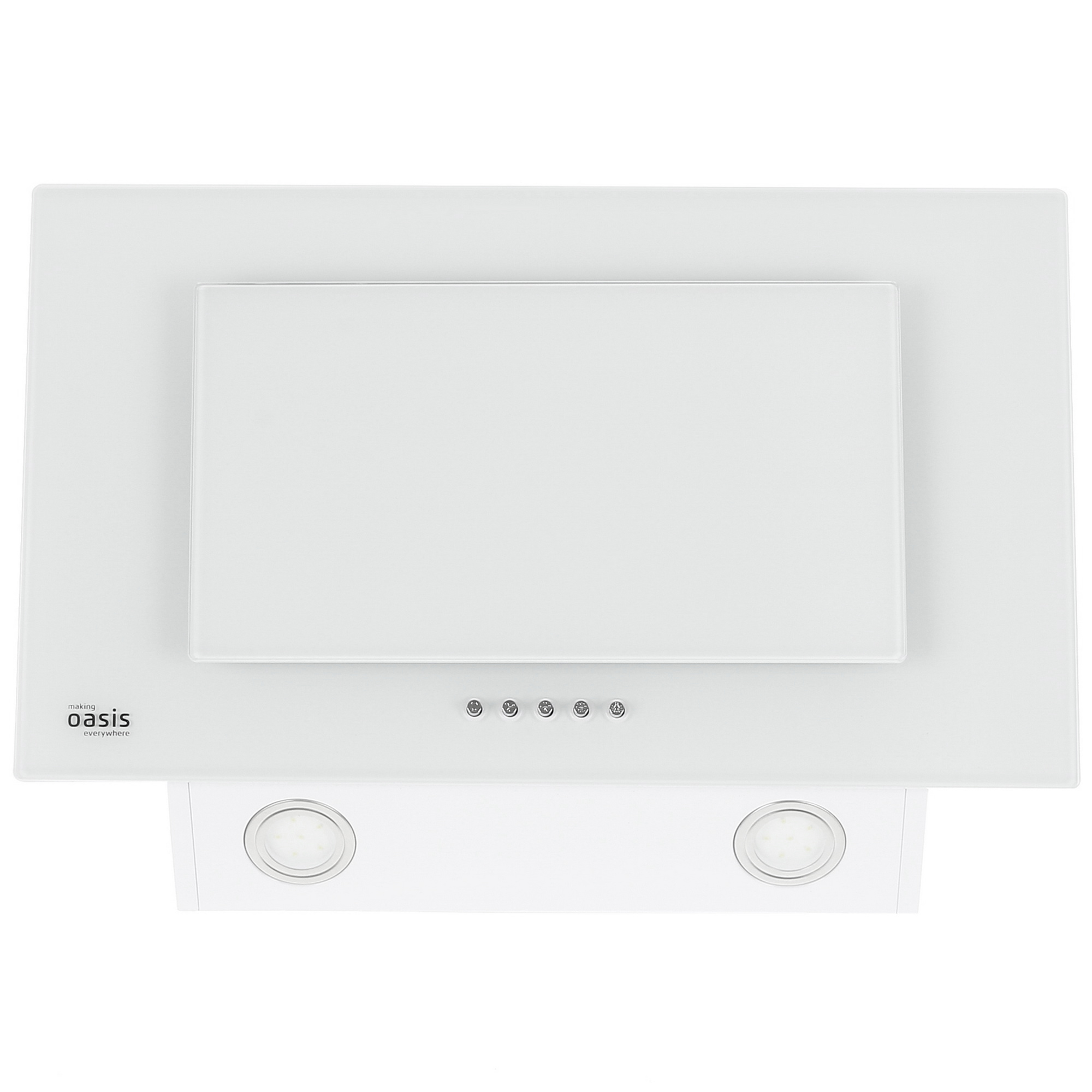 8166201 Вытяжка наклонная Oasis ND-60W белый/белый STDN-0072406 - Вид №1