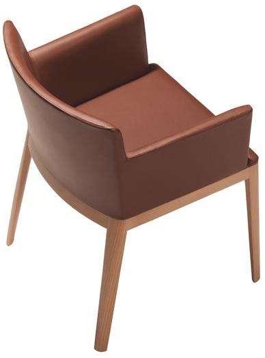 Capdell Мягкое кожаное кресло с подлокотниками Dual sun-id-1375819 - Вид №1