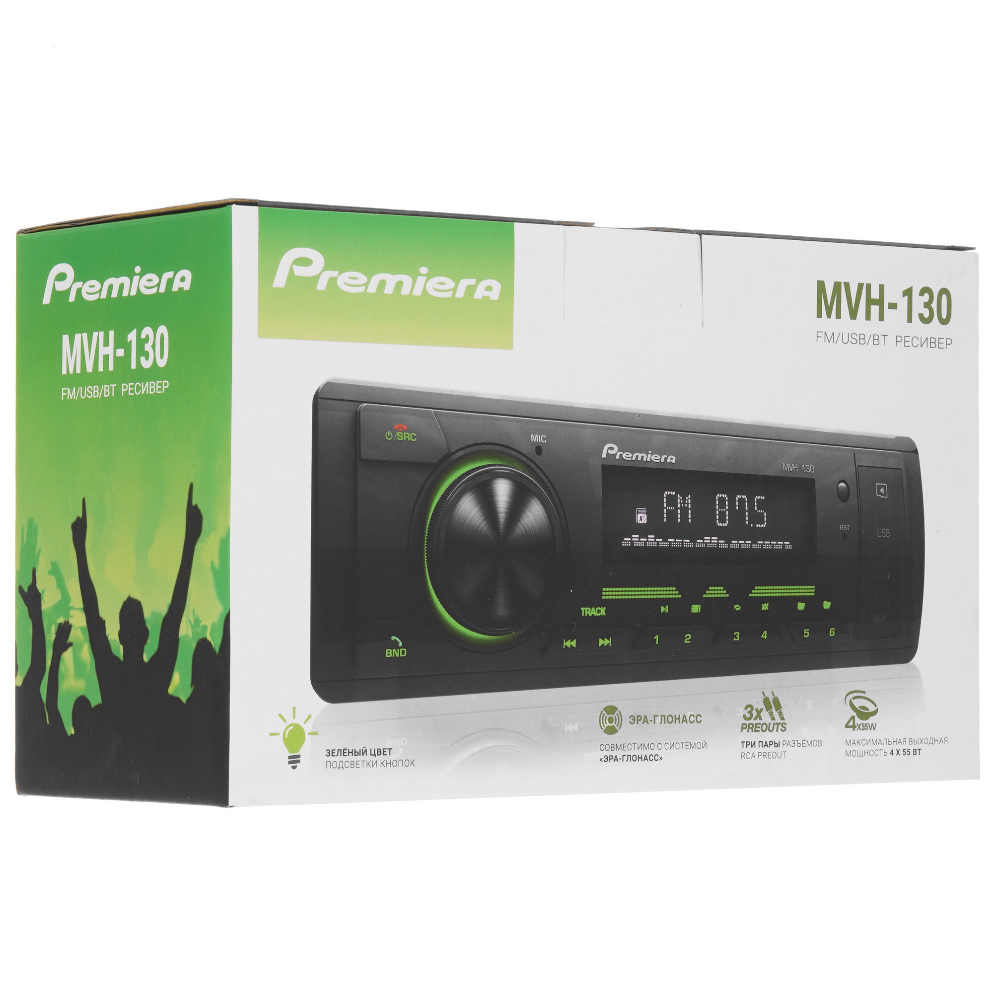 5454434 Автопроигрыватель Premiera MVH-130 STDN-0064229 - Вид №8
