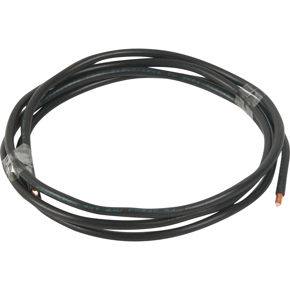 Провод Ореол ПУВ 1x6 на отрез ГОСТ цвет черный STLM-2031519 - Вид №1