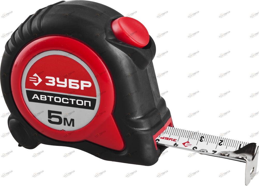 Рулетка Зубр Мастер Автостоп 5мх25мм 8235