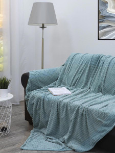 93775837 Плед 150*200 см Ментоловый Deco STLM-0569862 TEXREPUBLIC