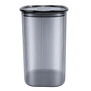 Банка для сыпучих продуктов Esprado Nube 1.2 л стекло цвет серый