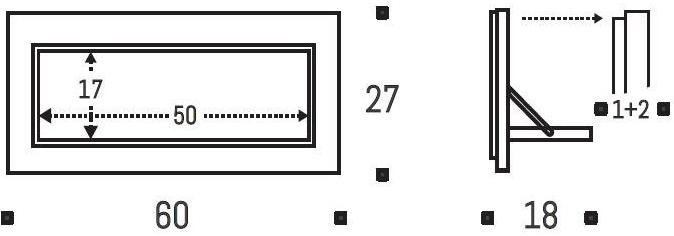 AMBIVALENZ Складная фанерная полка Fläpps regal 60×27-1 Fl160041 - Вид №4