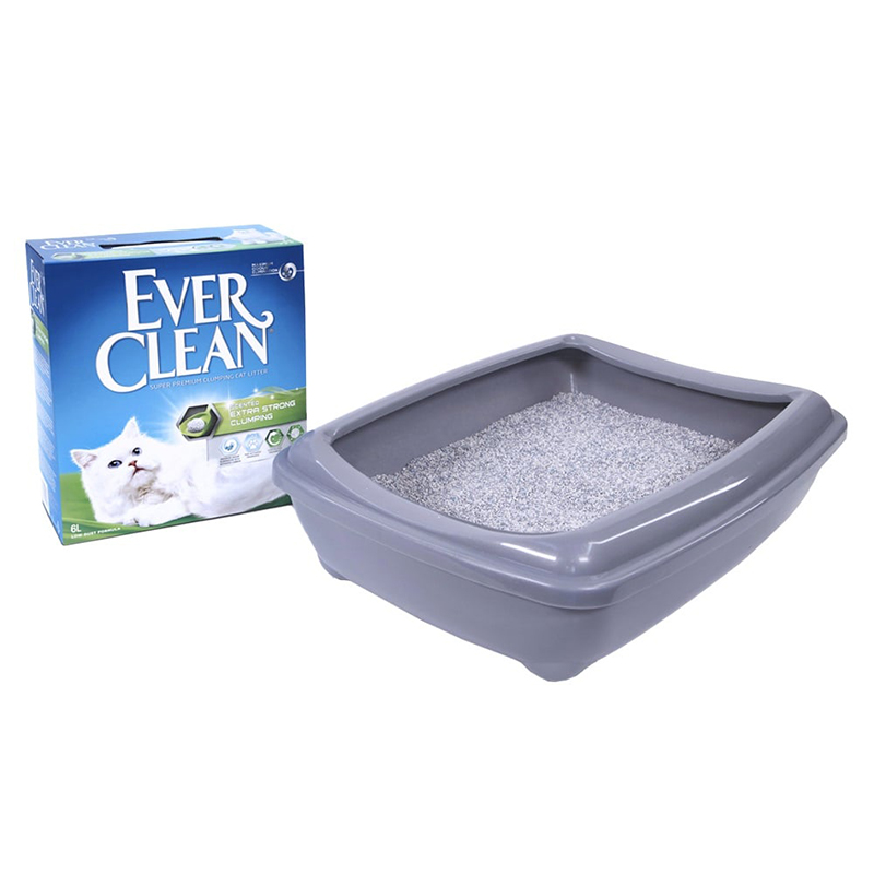 ПР0032242 Наполнитель для кошачьего туалета Scented Extra Strong комкующийся с ароматиз.6л EVER CLEAN  - Вид №2