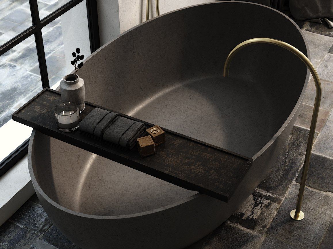 2-местная ванна с твердой поверхностью в центре комнаты COCOON Maison ARCH-00098919 - Вид №1