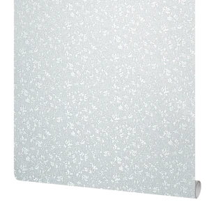 Флизелиновые обои Grandecolife Ferida серые с цветочным рисунком в стиле кантри 89424227