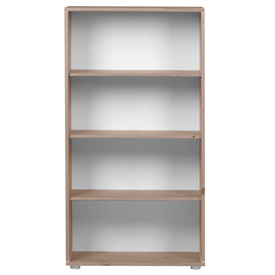 Стеллаж Flexa Classic storage с 3 полками, коричневый/розовый 812450158 - Вид №1