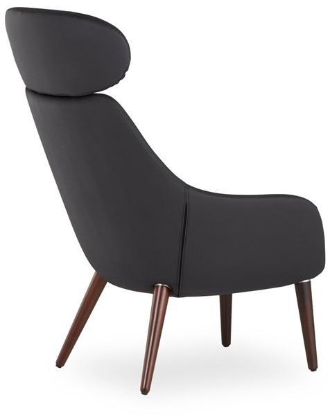 B&T Design Кожаное кресло с подголовником Lamy sun-id-1361052 - Вид №2