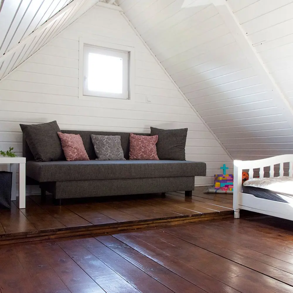 Краска Husky Siberian для дерева с воском, белая полуматовая 2.7 л 84391895 STLM-0049092 - Вид №2