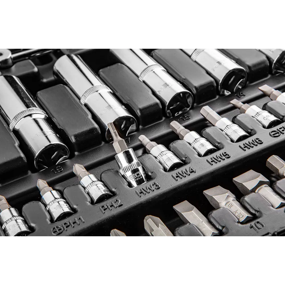 Набор торцевых головок Neo 111 предметов, 1/2”, 1/4” Neò STLM-2086967 - Вид №6