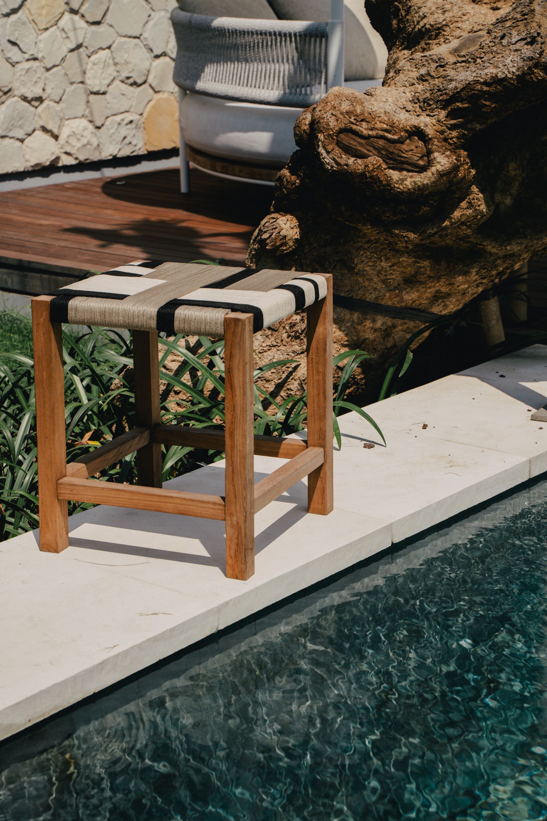 Низкий садовый стул из тикового дерева cbdesign Виареджо ARCH-00126657 - Вид №9