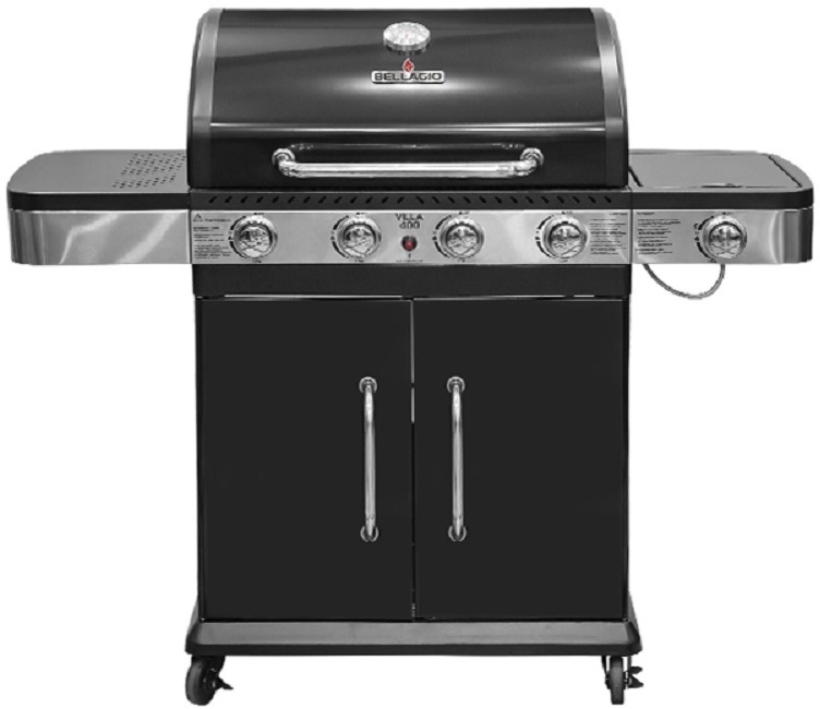 91054131 Газовый гриль Villa 400 Black сталь 580x530 см STLM-0459735 BELLAGIO