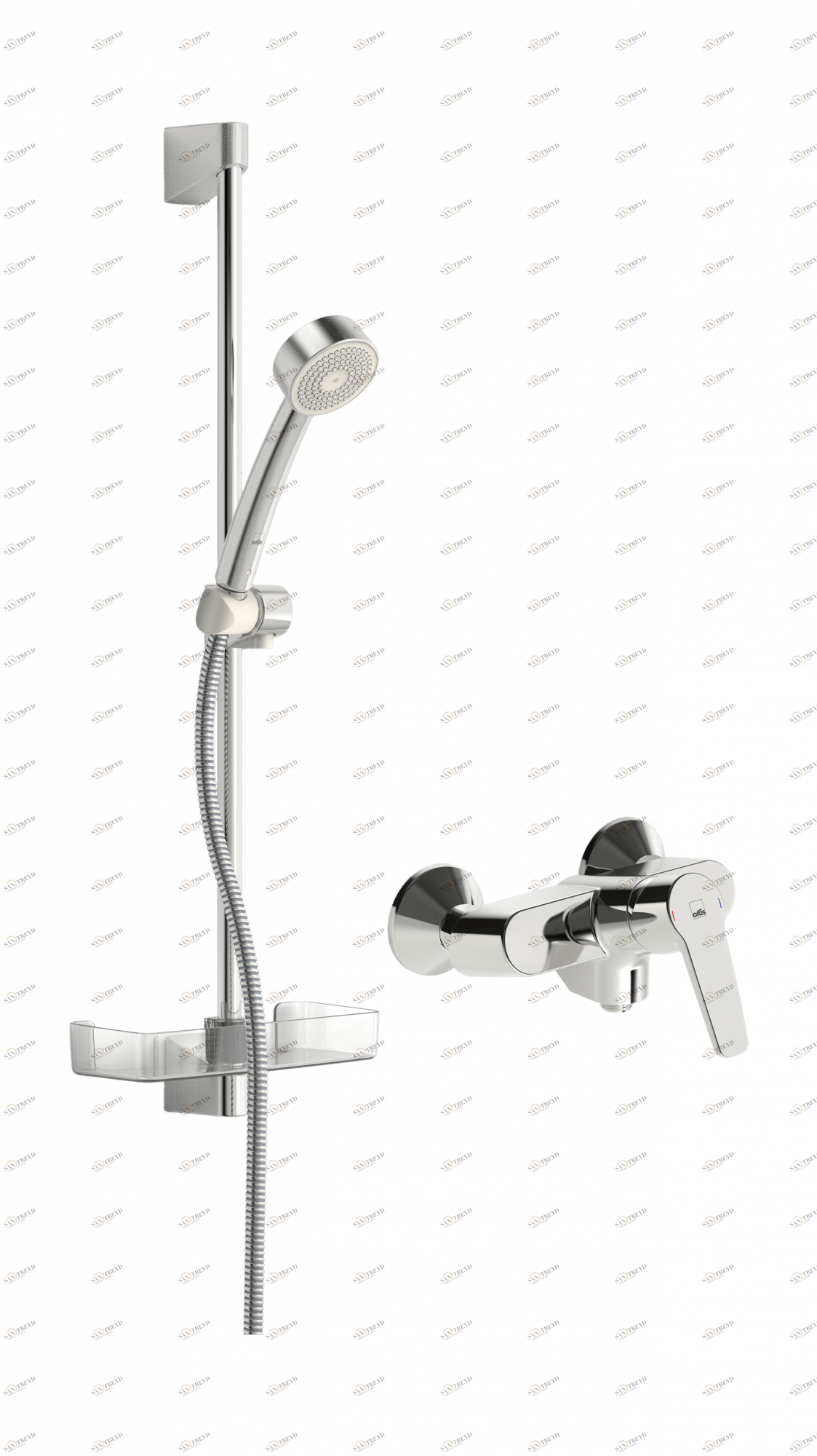 Oras 3966Y Cмеситель для душа с душевым комплектом 3966Y Saga Хром 