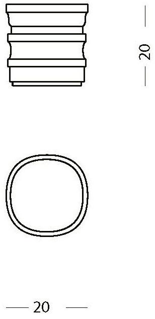 PIMAR Каменная ваза Лечче  Ca40, ca41  - Вид №2