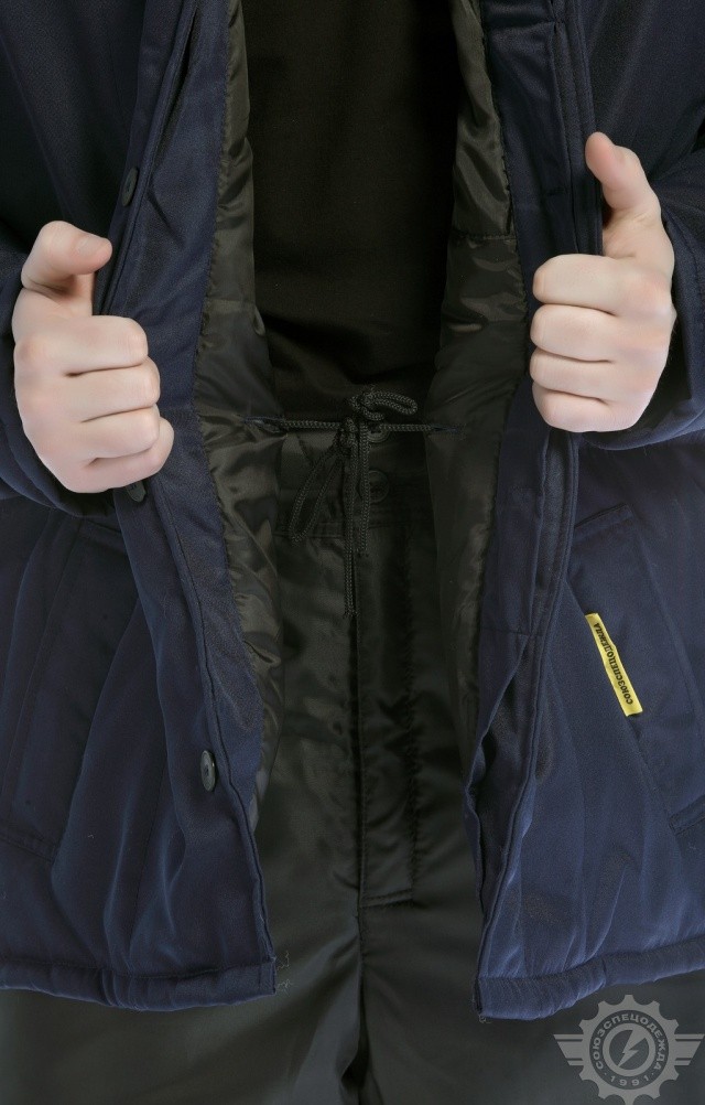 64970 Куртка "Дон" зимняя синяя  Зимняя спецодежда  размер 64-66/170-176  - Вид №10