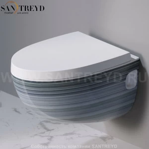 S511.431 Подвесной унитаз настенный Белый A. e T. Italia OVAL Италия