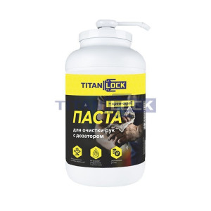 Паста для очистки рук от загрязнений, с дозатором, 3 л, TLGREASE-HCP3L TITAN LOCK