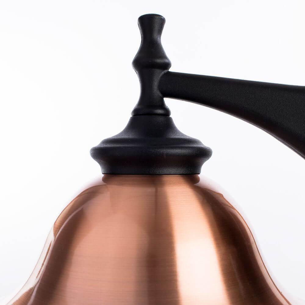 Уличный настенный светильник металлический золотистый Arte Lamp Barcelona A1482AL-1BK ARTE LAMP ФОНАРЬ 00-3897333 Золото  - Вид №2