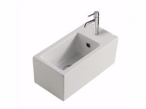 Керамическая прямоугольная раковина