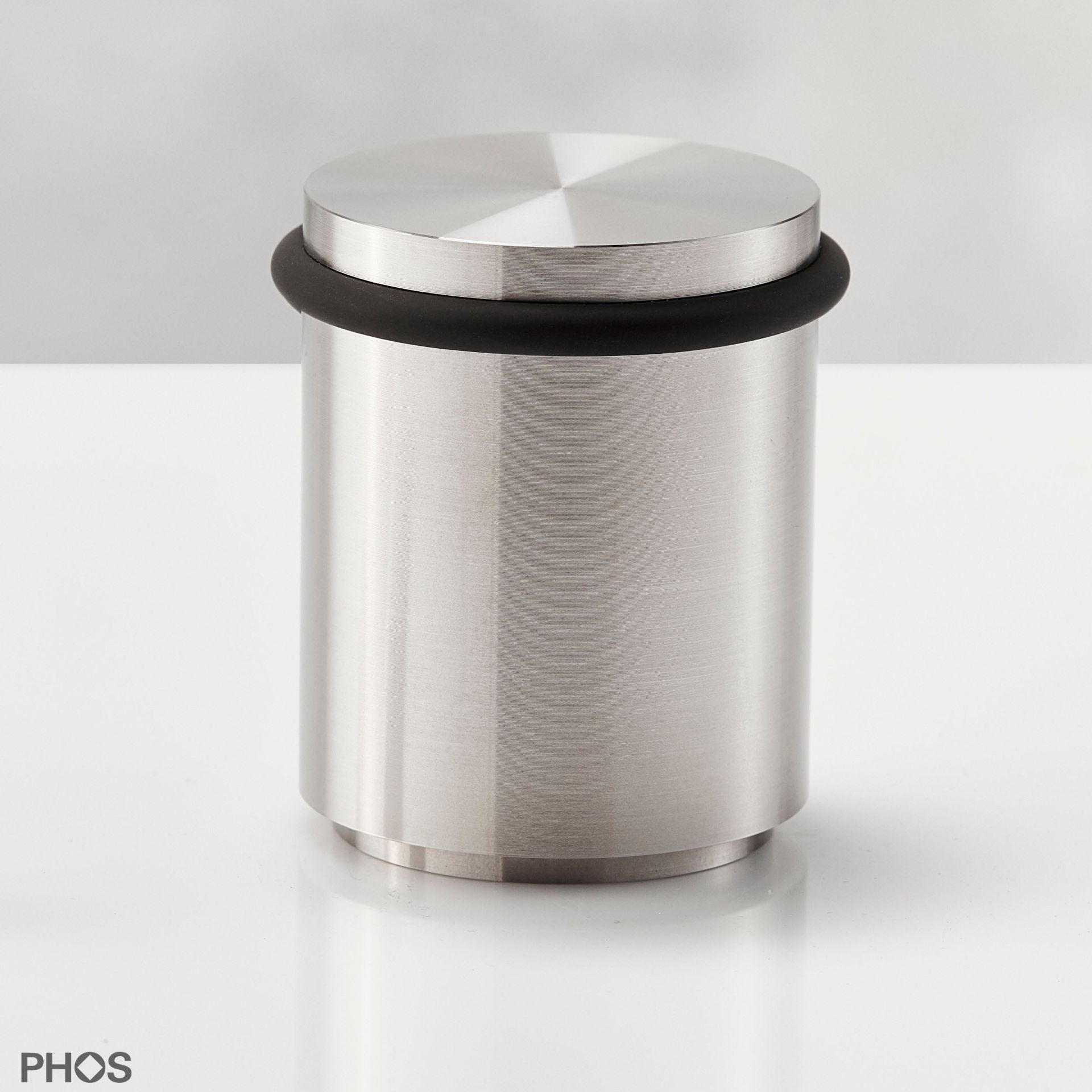 TSB50-65 Дверной стопор нижний, привинченный, ø54 мм, высота 6,5 см. PHOS  - Вид №1