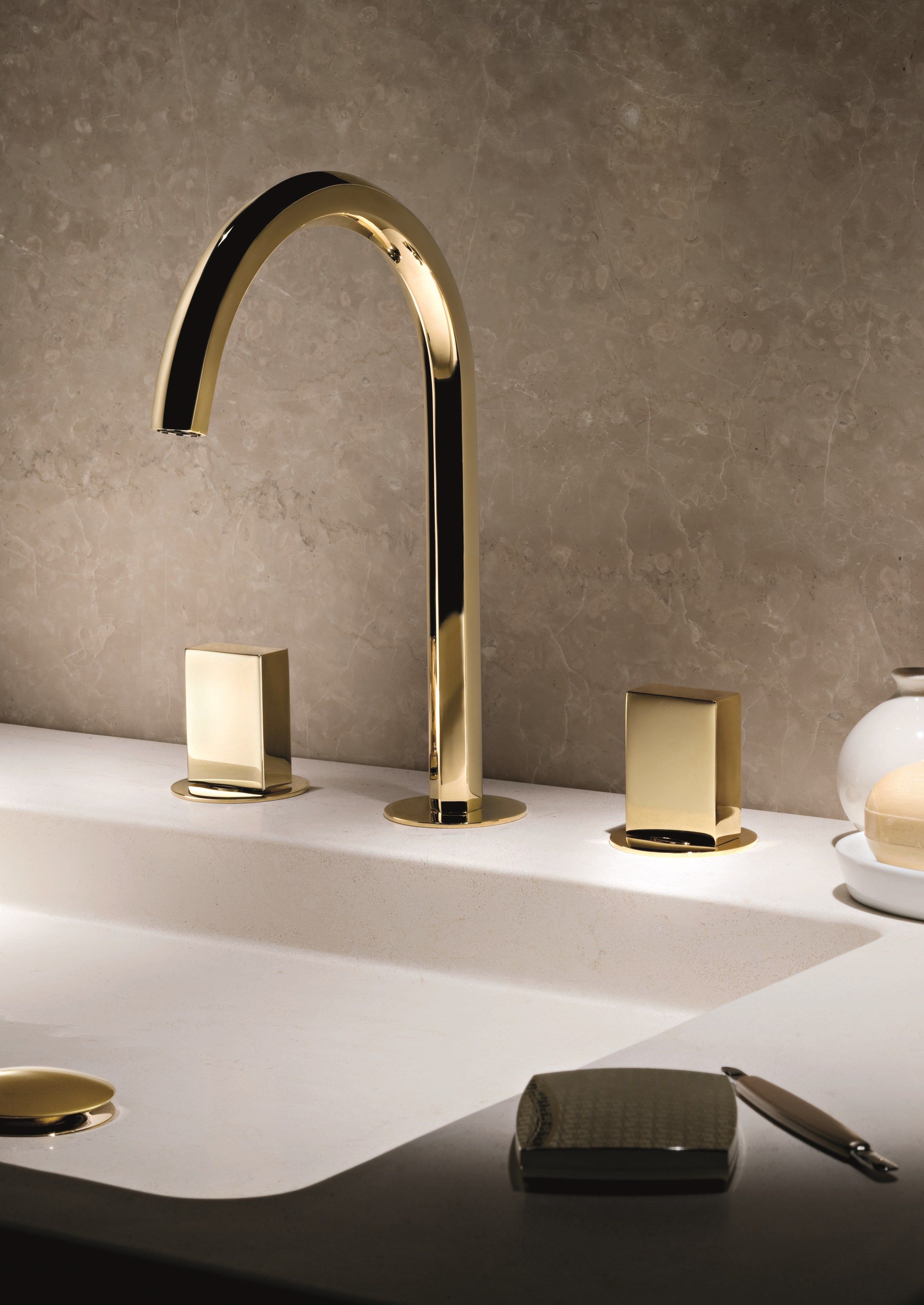 Смеситель для раковины с 3 отверстиями Fantini Rubinetti Венеция ARCH-00036763 - Вид №6