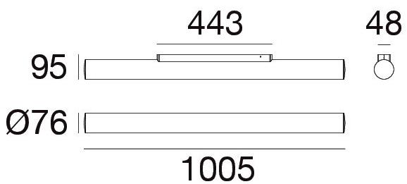 Linea Light Group Бра / потолочный светильник из алюминия и стекла sun-id-1427543 - Вид №5