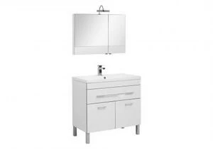 Комплект мебели для ванной Aquanet Верона NEW 90 белый (напольный 1 ящик 2 дверцы)