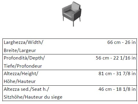 La Cividina Мягкое кресло с подлокотниками Holiday sun-id-1411738 - Вид №1